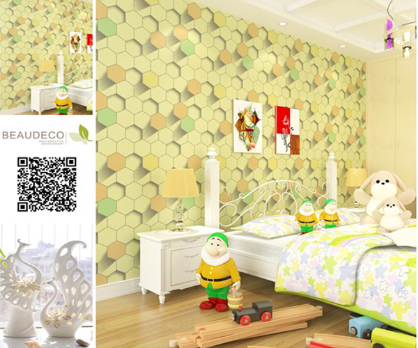 New 3D vinyl wallpaper wallcovering for living room 3d wall paper home wallpaper decoration